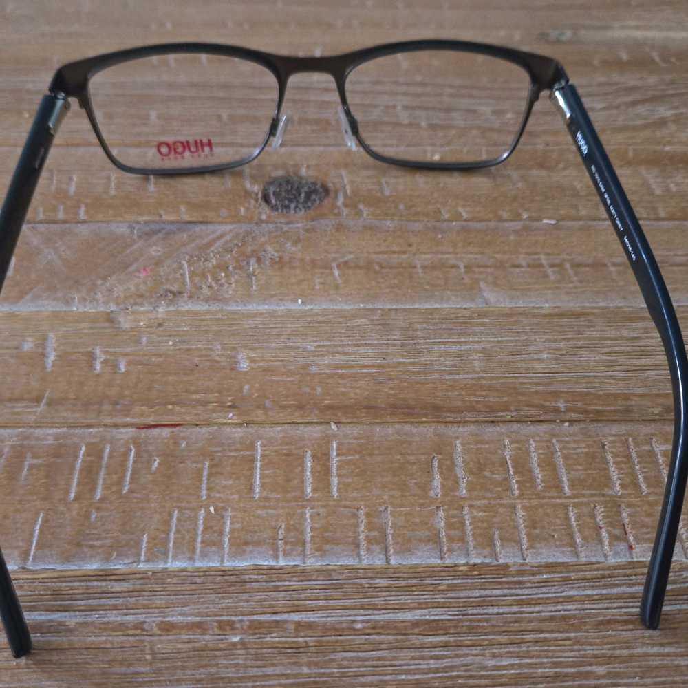 Modern Black Glasses With Rectangular Frame And C… - image 2